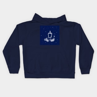 candle, prayer, holiday, christmas, christmas eve, light, lighting, wax, night, technology, light, universe, cosmos, galaxy, shine, concept, illustration Kids Hoodie